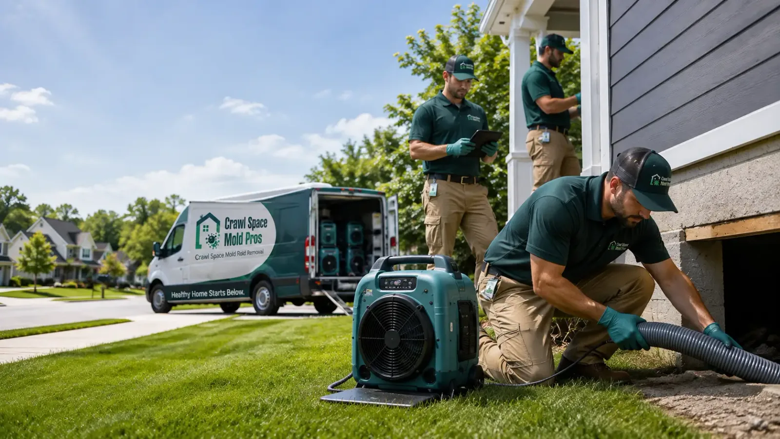 Crawl Space Mold Removal in Atco, NJ